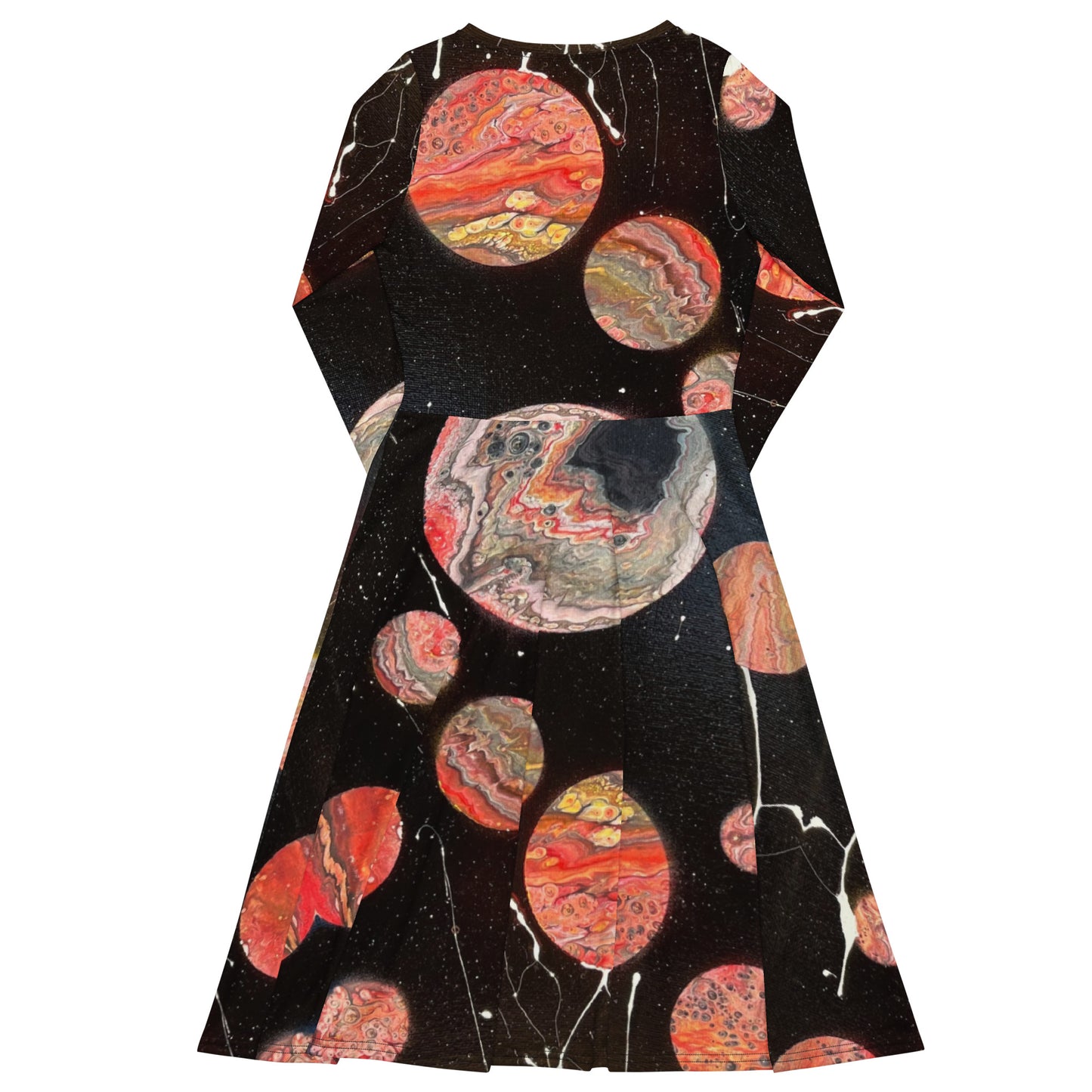 ただのわえ 長袖ミドルワンピース