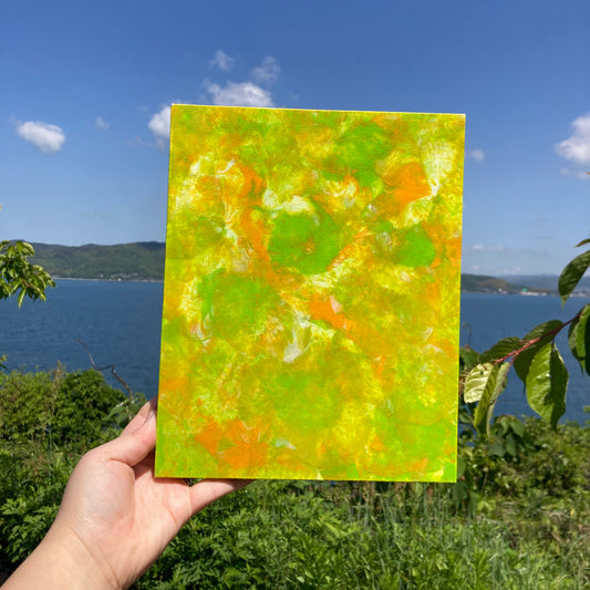 咲いたあとひかりの中で