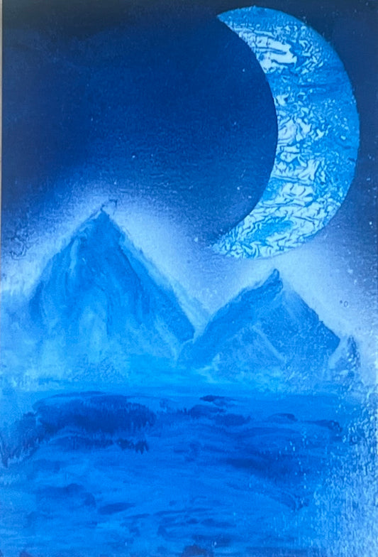 "Blue Moon" Postcard